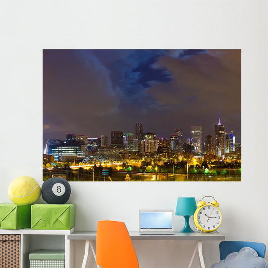 Denver Colorado Downtown Skyline Wall Decal