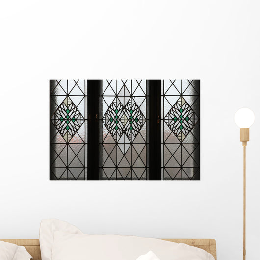 Art Nouveau Stained Glass Wall Decal