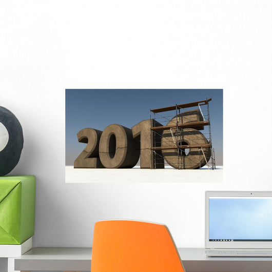 2016 in Arbeit Wall Decal