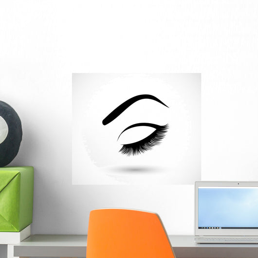 Eyes, beauty, makeup icon vector Wall Decal