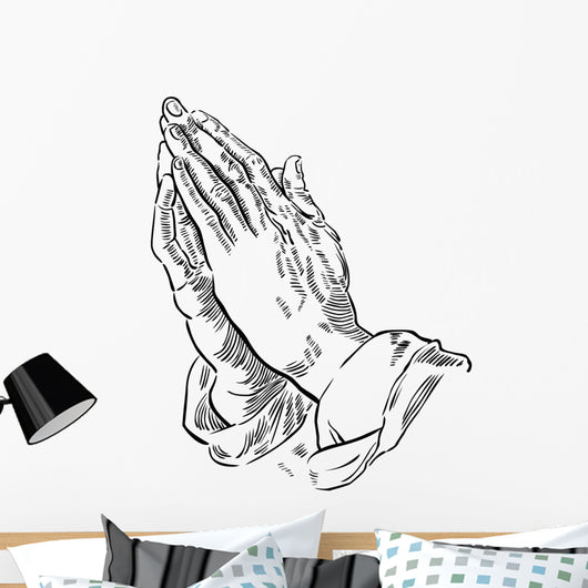 Praying Hands Wall Decal