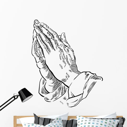 Praying Hands Wall Decal