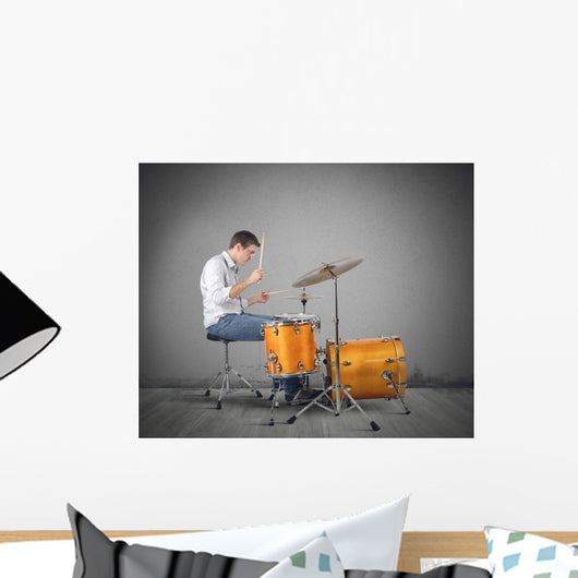 Drummer Wall Decal
