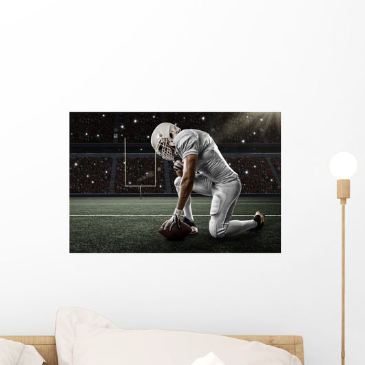 Football Player Wall Decal