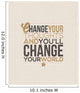 Quote Typographical design - vector illustration Wall Decal