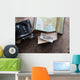 Text World Awaits Travel Wall Decal