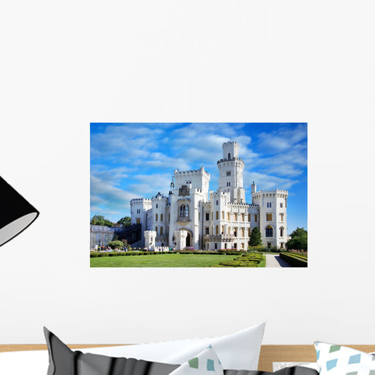 castle and gardens Hluboka, South Bohemia, Czech republic Wall Decal