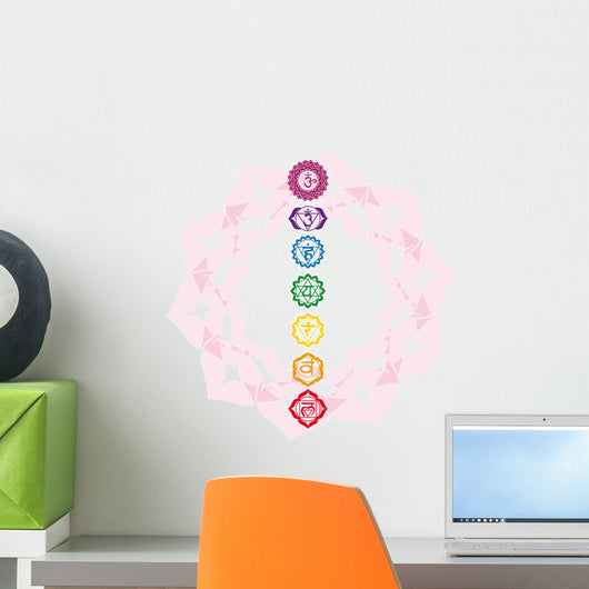 chakra mandala Wall Decal