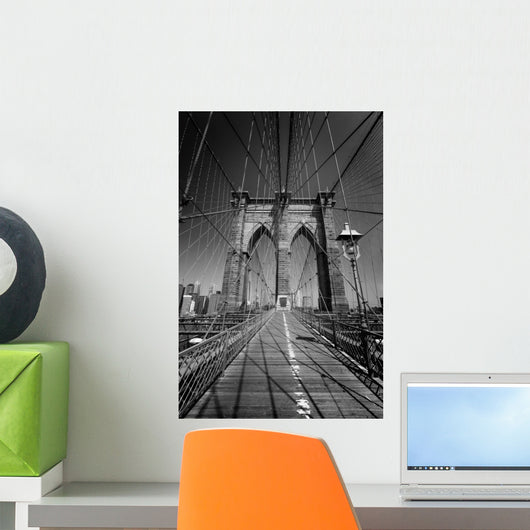 Brooklyn Bridge and Manhattan Wall Decal