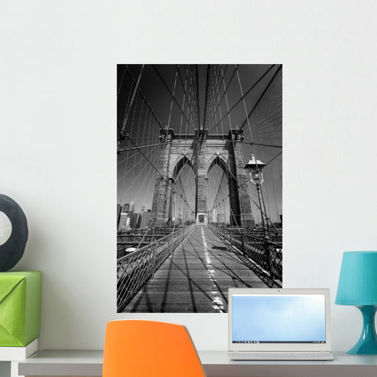 Brooklyn Bridge and Manhattan Wall Decal
