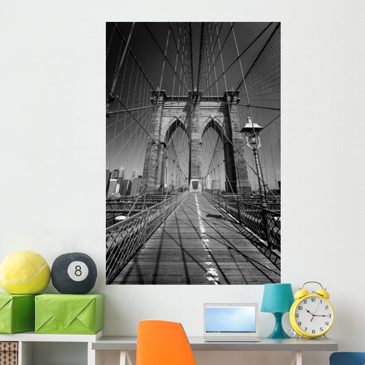 Brooklyn Bridge and Manhattan Wall Decal
