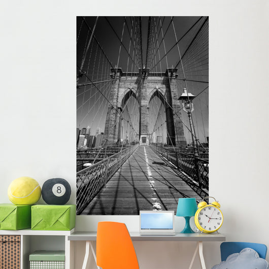 Brooklyn Bridge and Manhattan Wall Decal