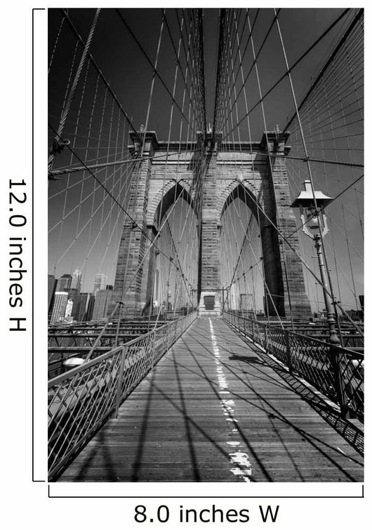 Brooklyn Bridge and Manhattan Wall Decal
