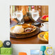 Traditional Philippino breakfast with garlic rice Wall Decal