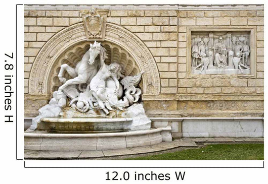 Bologna Fountain of Pincio Wall Decal