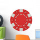 casino poker chip Wall Decal