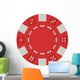 casino poker chip Wall Decal