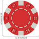 casino poker chip Wall Decal