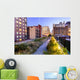 New York City in Manhattan on High Line Park Wall Decal