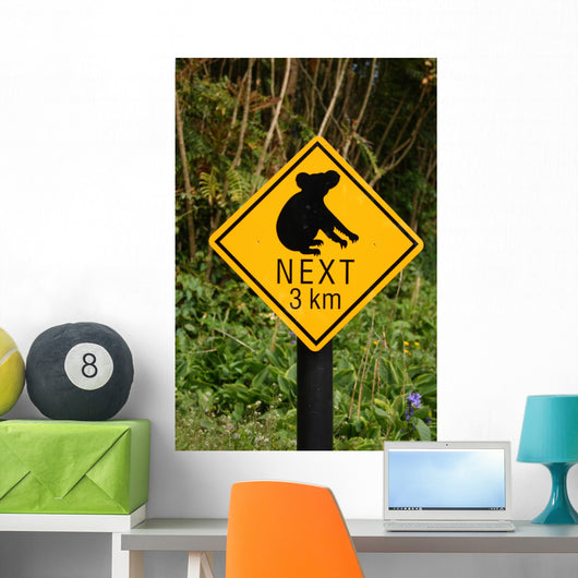 Koala bear sign Wall Decal