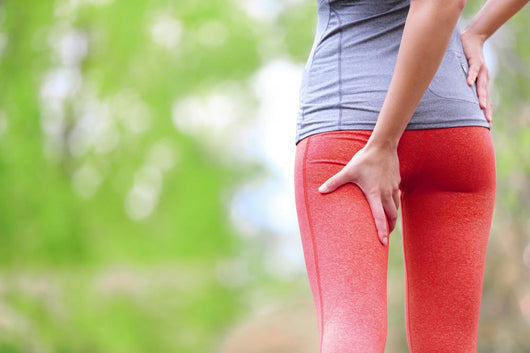 Hamstring sprain or cramps - Running sports injury Wall Decal