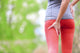 Hamstring sprain or cramps - Running sports injury Wall Decal
