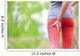 Hamstring sprain or cramps - Running sports injury Wall Decal