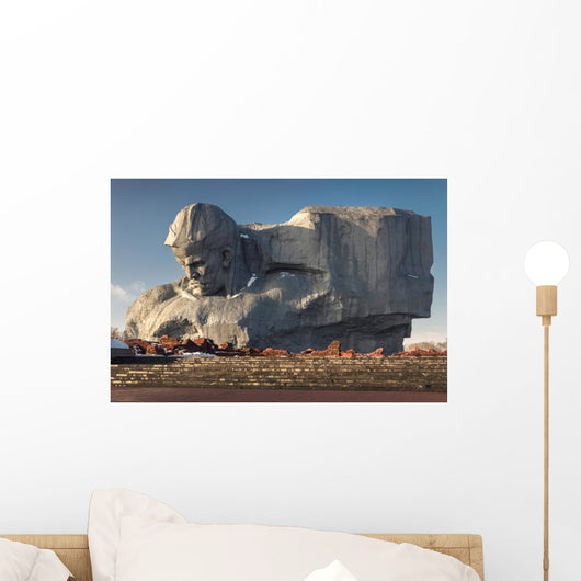 Monument to Soviet soldiers in the ruins of the Brest Fortress Wall Decal