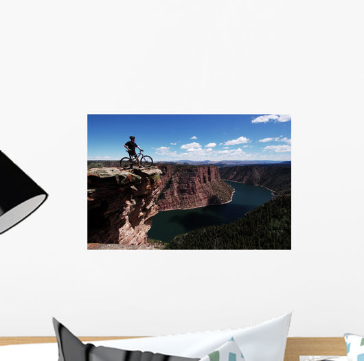 Mountain Biking Wall Decal