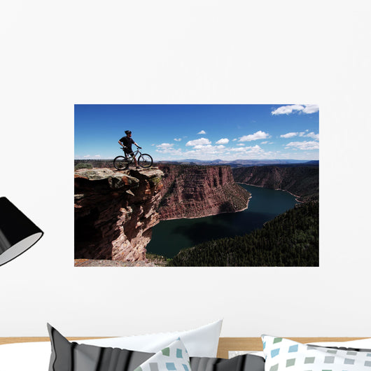 Mountain Biking Wall Decal