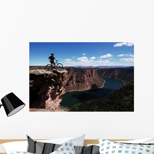 Mountain Biking Wall Decal