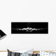 Rear view of healthy muscular young man Wall Decal