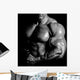 Bodybuilder posing Wall Decal