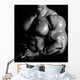 Bodybuilder posing Wall Decal