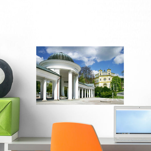 Carolina spring colonnade, spa Marianske lazne, Czech republic Wall Decal