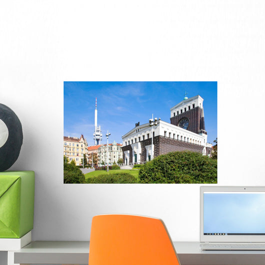 Church of the Most Sacred Heart of Our Lord, Prague, Czech repub Wall Decal