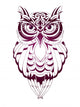 Owl tattoo Wall Decal
