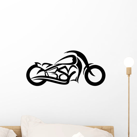 Motorcycle sketch Wall Decal