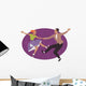 Couple dancing 1950s style rock and roll Wall Decal