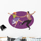 Couple dancing 1950s style rock and roll Wall Decal
