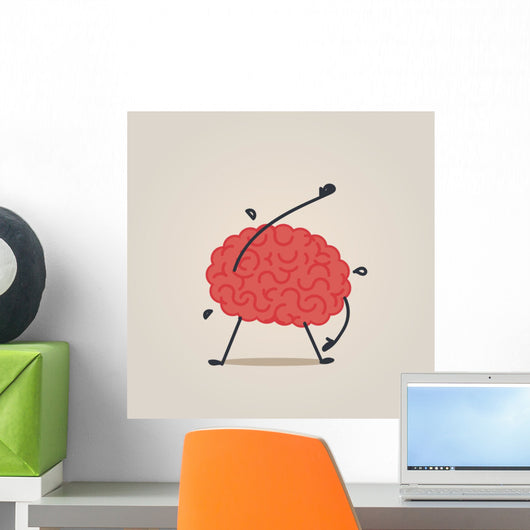 fitness brain Wall Decal