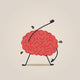 fitness brain Wall Decal