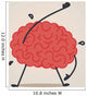 fitness brain Wall Decal