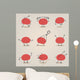 Brain character Wall Decal