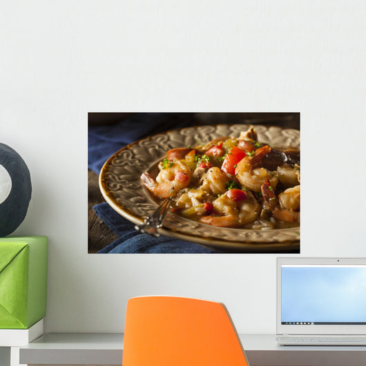 Homemade Shrimp and Sausage Cajun Gumbo Wall Decal