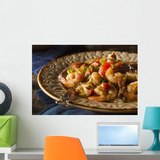 Homemade Shrimp and Sausage Cajun Gumbo Wall Decal