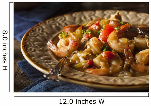 Homemade Shrimp and Sausage Cajun Gumbo Wall Decal