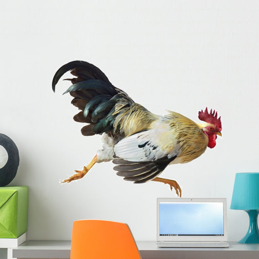 Running Rooster Wall Decal