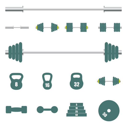 Icons sports equipment Wall Decal