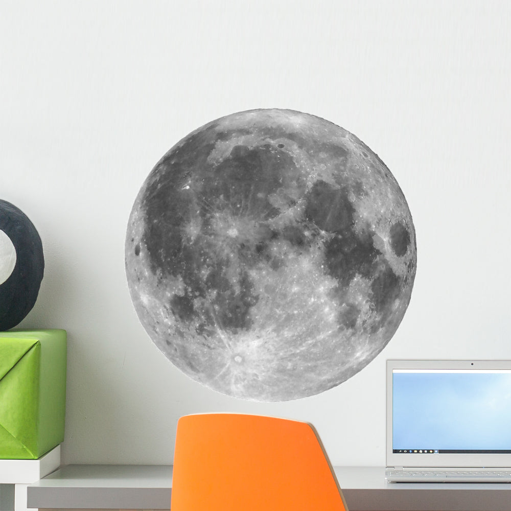 Full Moon Wall Decal - WallMonkeys.com – Wallmonkeys